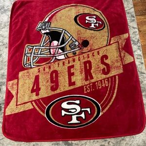 SAN FRANCISCO 49ERS 60"X48" ROYAL PLUSH RASCHEL BLANKET NORTHWEST
